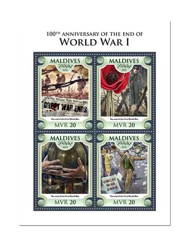 n° 6270/6273 - Timbre MALDIVES Poste