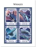 n° 6306/6309 - Timbre MALDIVES Poste