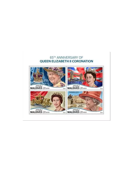 n° 6318/6321 - Timbre MALDIVES Poste