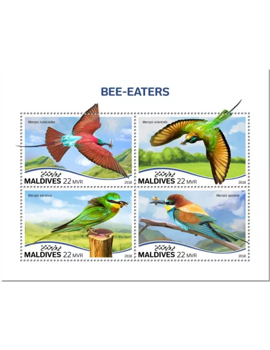 n° 6370/6373 - Timbre MALDIVES Poste
