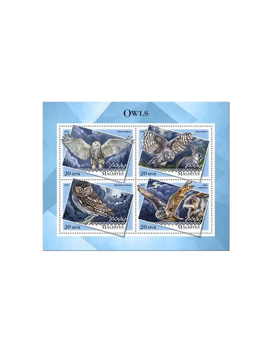 n° 6386/6389 - Timbre MALDIVES Poste