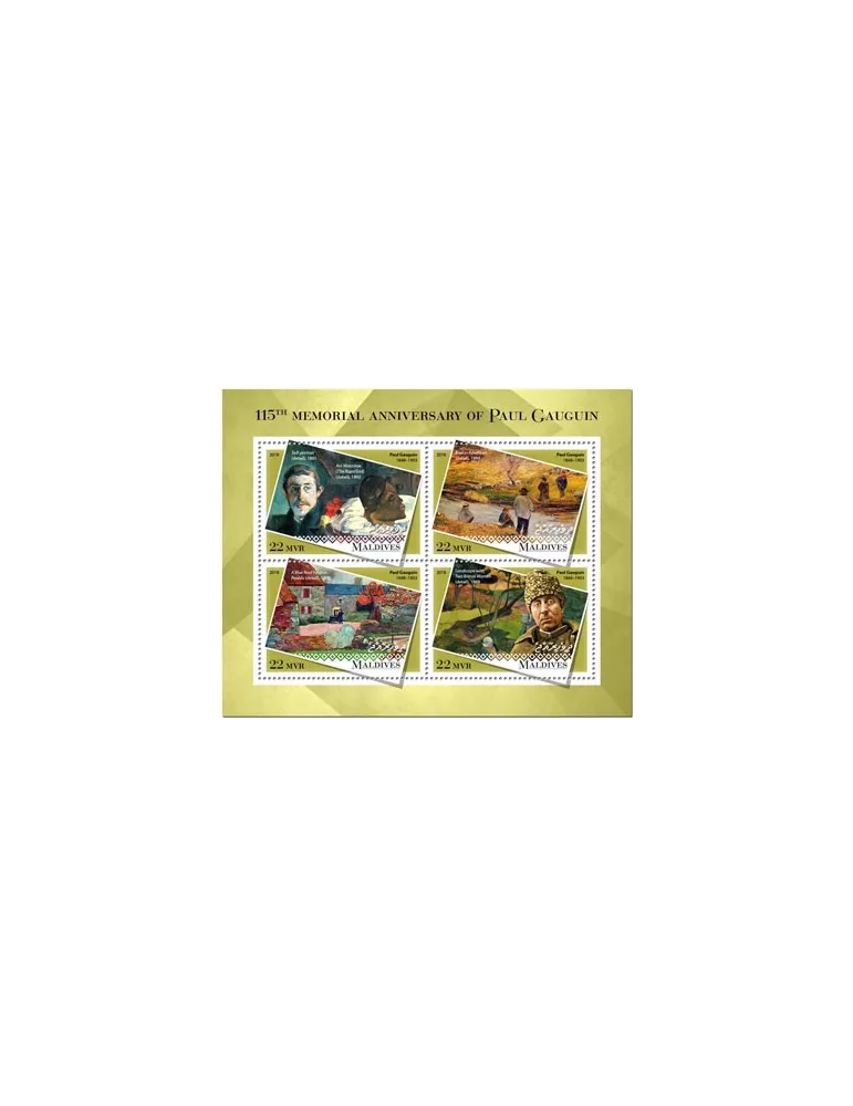 n° 6414/6417 - Timbre MALDIVES Poste