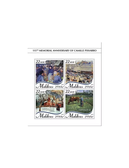 n° 6466/6469 - Timbre MALDIVES Poste