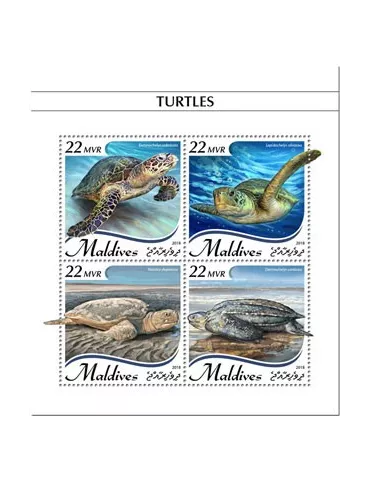 n° 6482/6485 - Timbre MALDIVES Poste