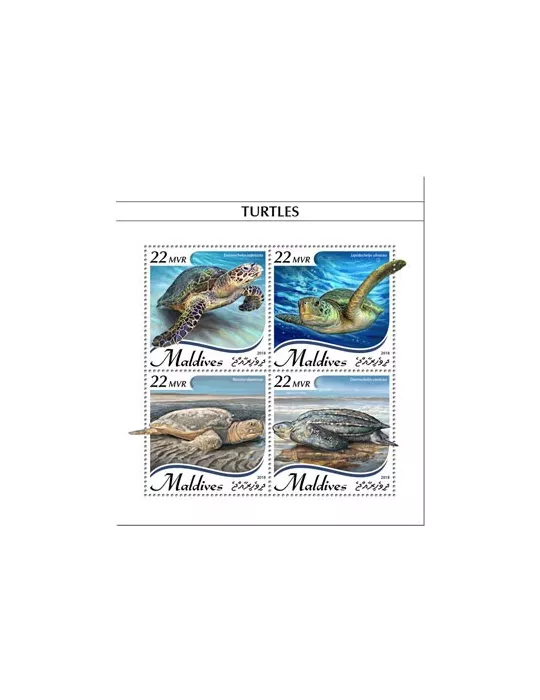 n° 6482/6485 - Timbre MALDIVES Poste