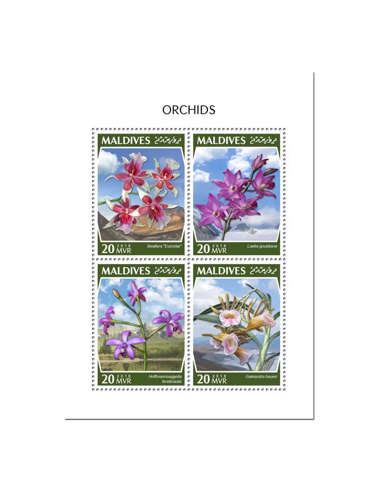 n° 6563/6566 - Timbre MALDIVES Poste