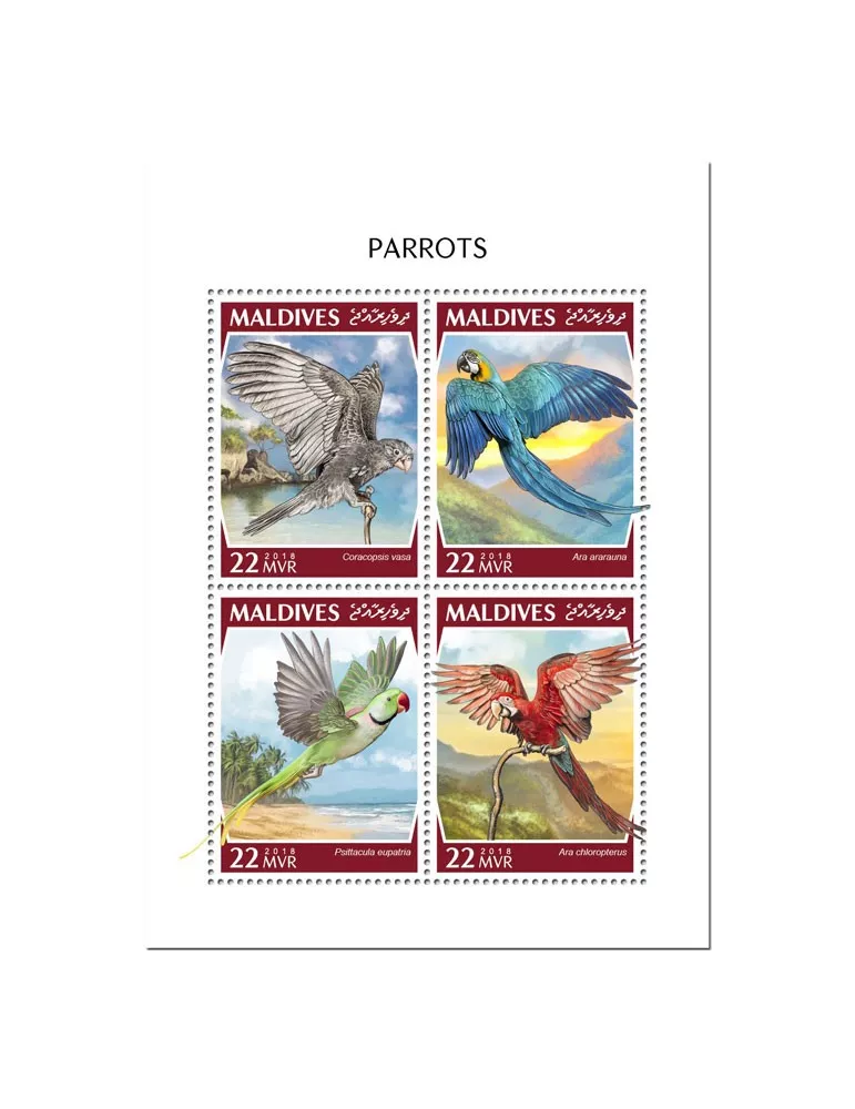 n° 6591/6594 - Timbre MALDIVES Poste