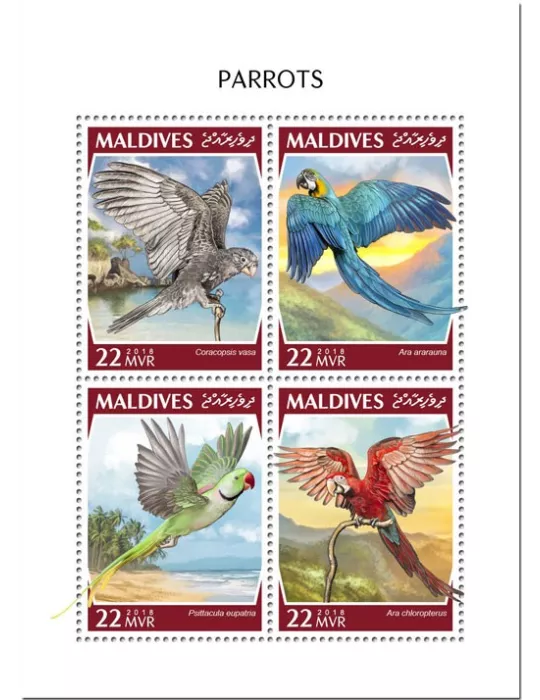 n° 6591/6594 - Timbre MALDIVES Poste