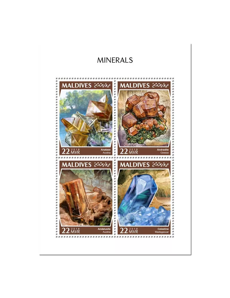 n° 6603/6606 - Timbre MALDIVES Poste