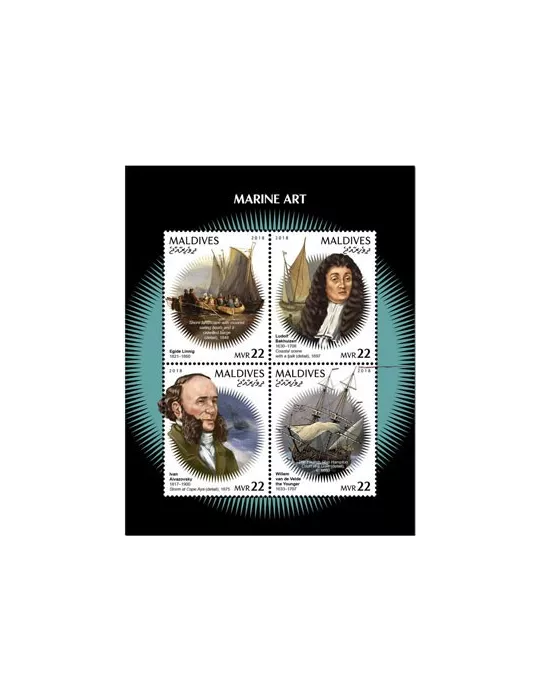 n° 6623/6626 - Timbre MALDIVES Poste