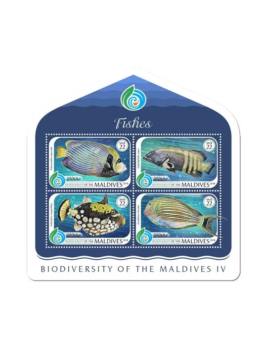 n° 6671/6674 - Timbre MALDIVES Poste