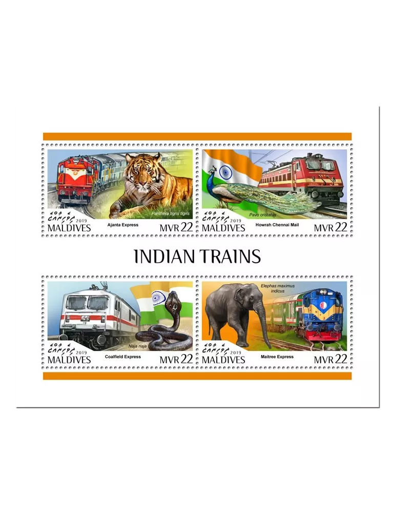 n° 6719/6722 - Timbre MALDIVES Poste