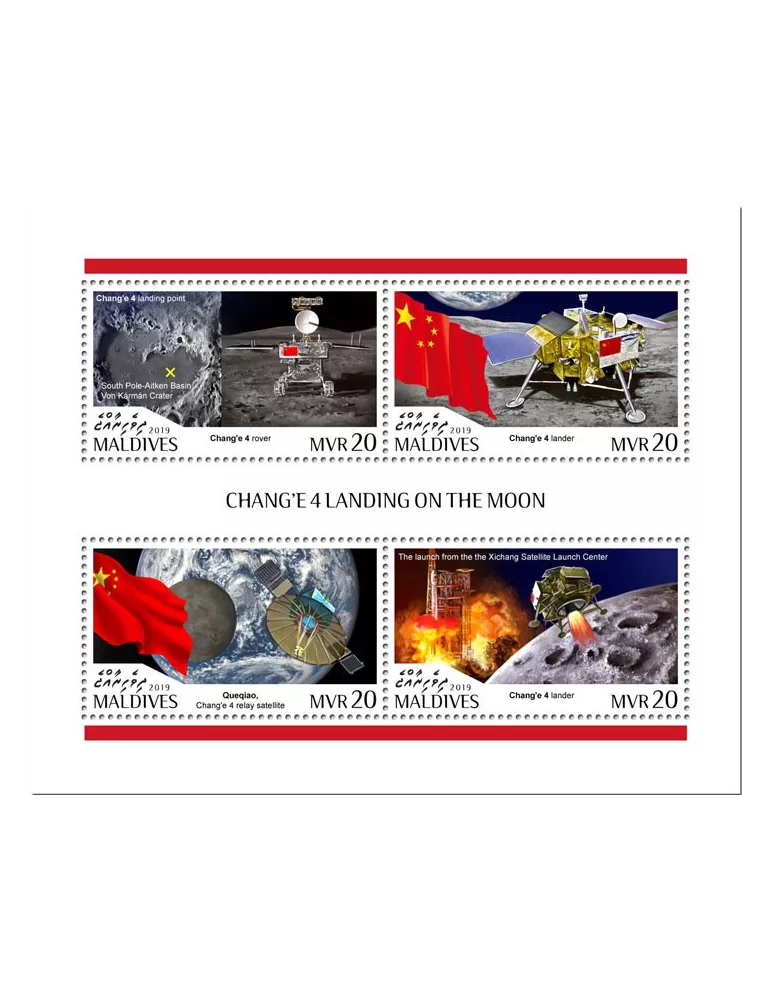 n° 6731/6734 - Timbre MALDIVES Poste