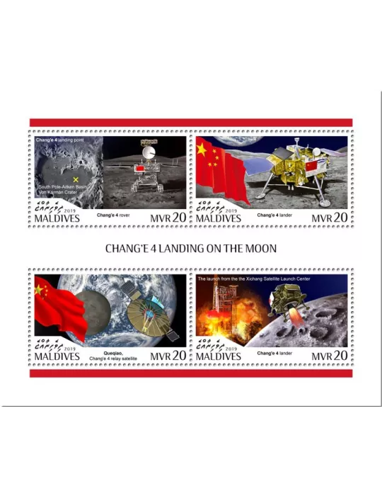 n° 6731/6734 - Timbre MALDIVES Poste