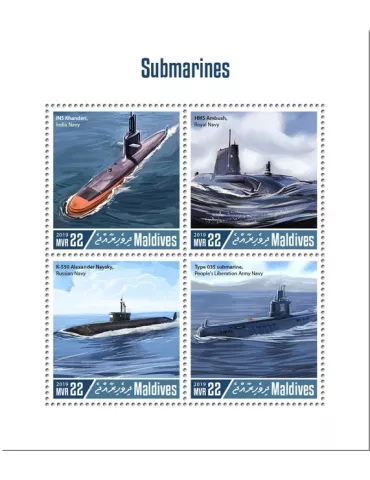 n° 6747/6750 - Timbre MALDIVES Poste