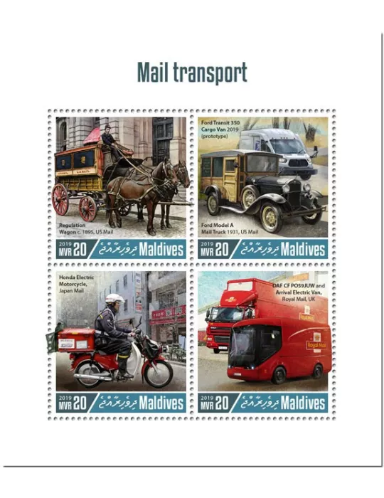 n° 6751/6754 - Timbre MALDIVES Poste