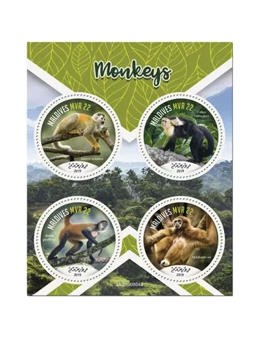 n° 6807/6810 - Timbre MALDIVES Poste