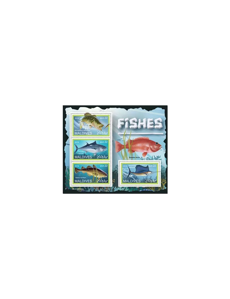 n° 6861/6864 - Timbre MALDIVES Poste