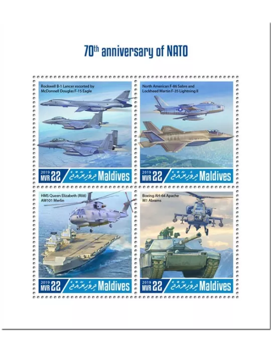 n° 6901/6904 - Timbre MALDIVES Poste