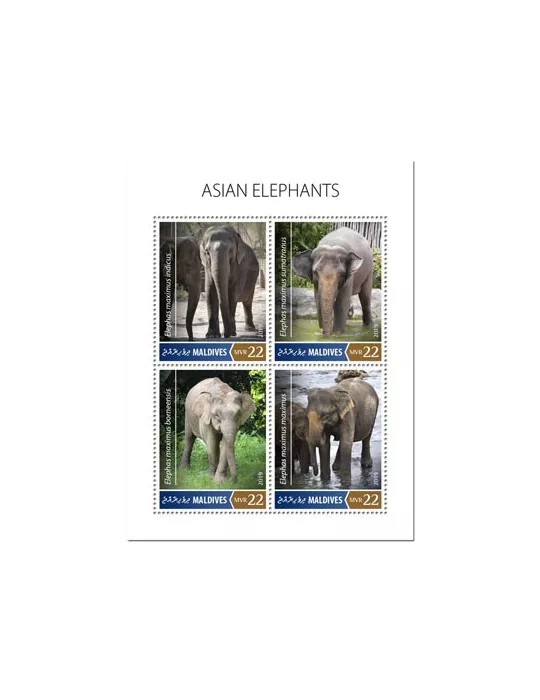 n° 6948/6951 - Timbre MALDIVES Poste