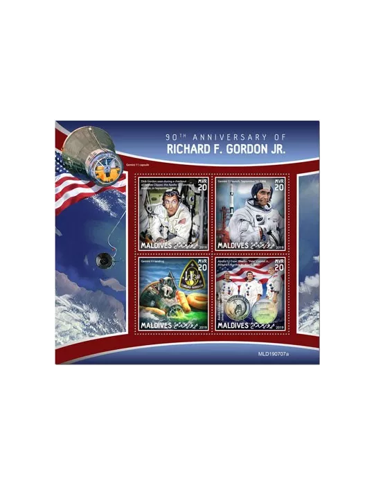 n° 7064/7067 - Timbre MALDIVES Poste