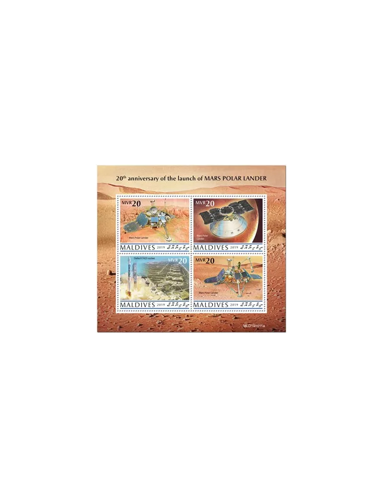 n° 7201/7204 - Timbre MALDIVES Poste