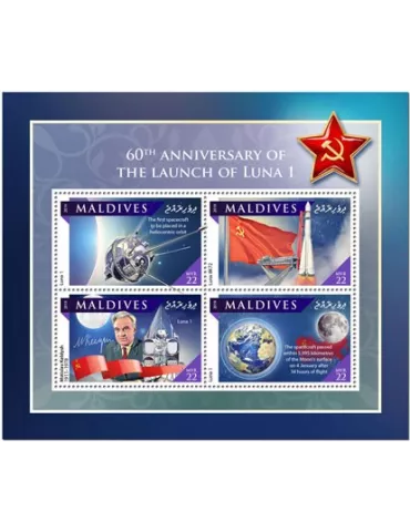 n° 7241/7244 - Timbre MALDIVES Poste