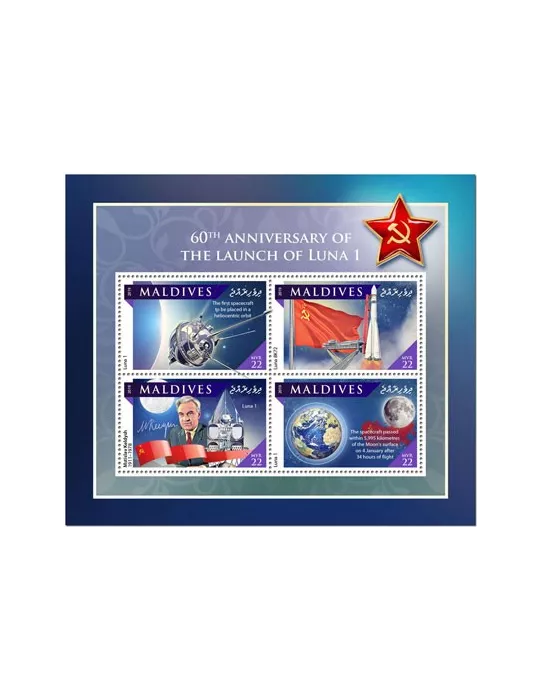 n° 7241/7244 - Timbre MALDIVES Poste