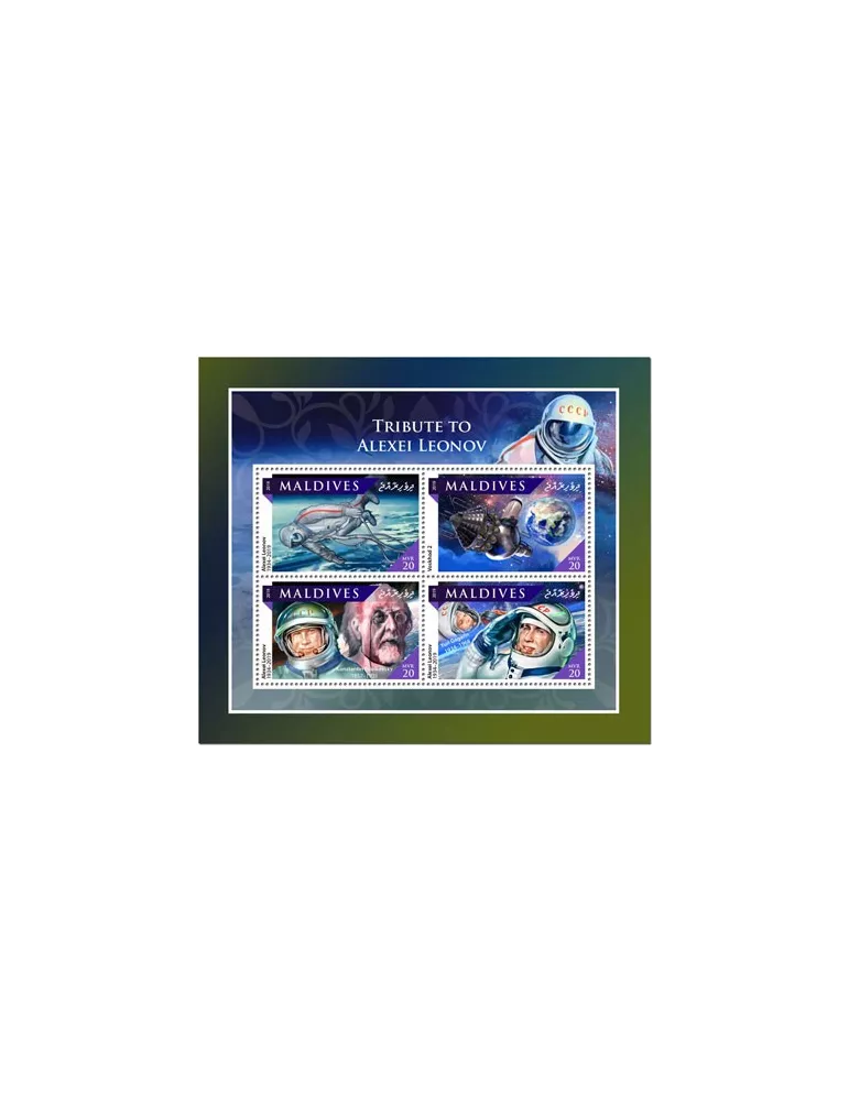 n° 7245/7248 - Timbre MALDIVES Poste