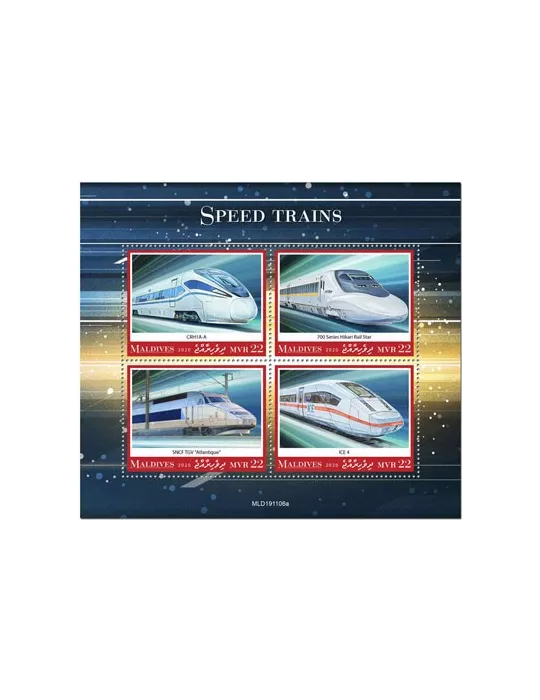 n° 7294/7297 - Timbre MALDIVES Poste