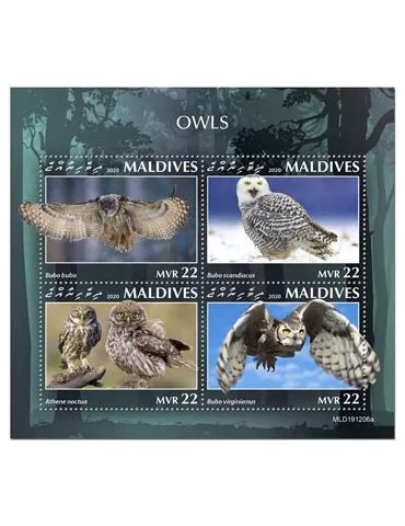 n° 7358/7361 - Timbre MALDIVES Poste