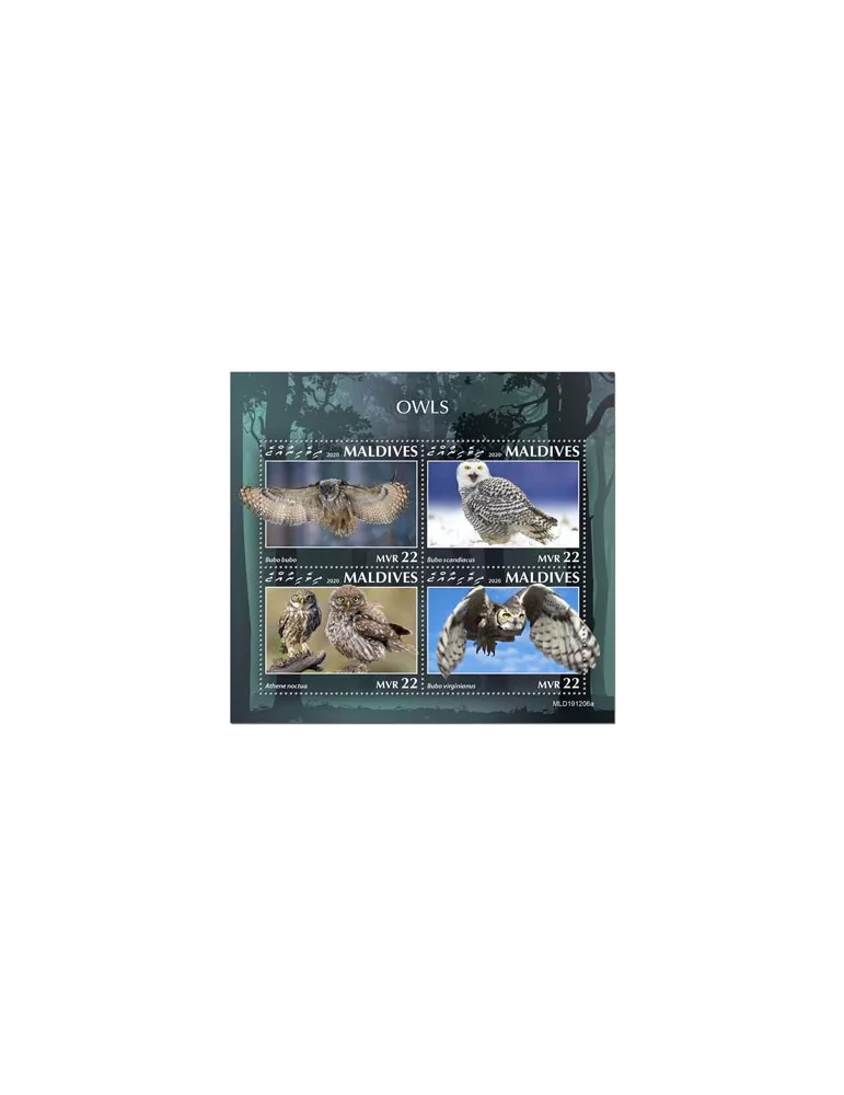 n° 7358/7361 - Timbre MALDIVES Poste