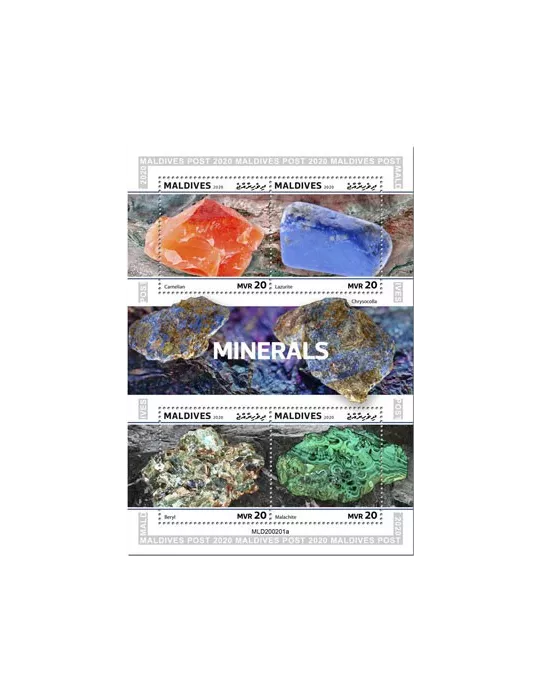 n° 7458/7461 - Timbre MALDIVES Poste