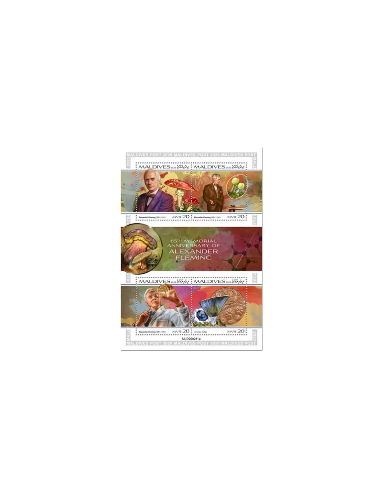 n° 7498/7501 - Timbre MALDIVES Poste