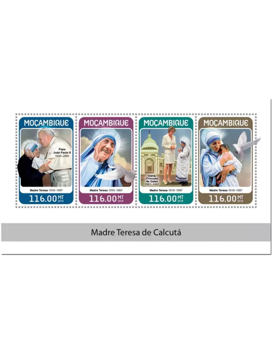 n° 7822/7825 - Timbre MOZAMBIQUE Poste