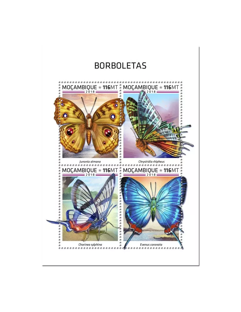 n° 8058/8061 - Timbre MOZAMBIQUE Poste