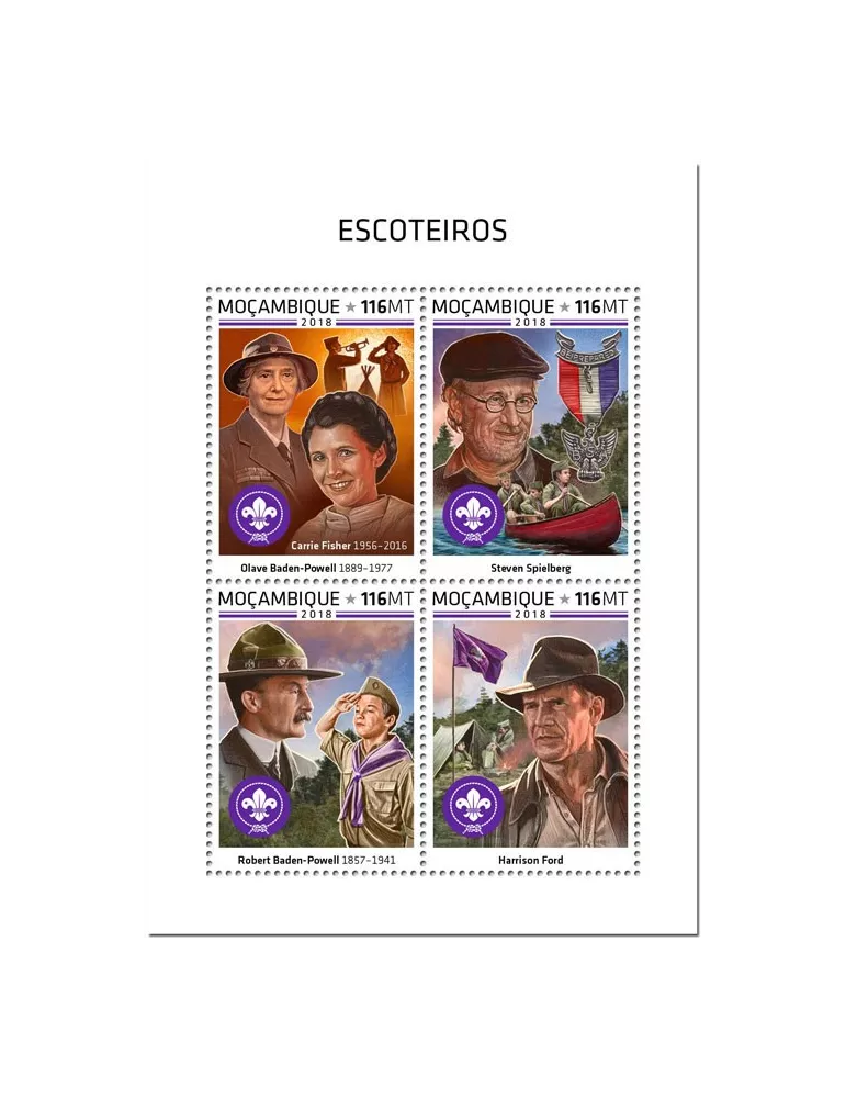 n° 8062/8065 - Timbre MOZAMBIQUE Poste