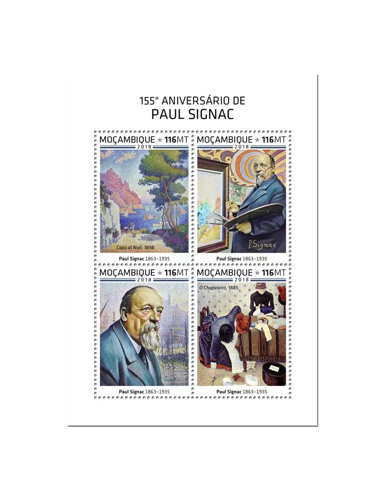 n° 8090/8093 - Timbre MOZAMBIQUE Poste