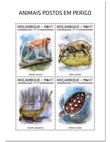 n° 8138/8141 - Timbre MOZAMBIQUE Poste