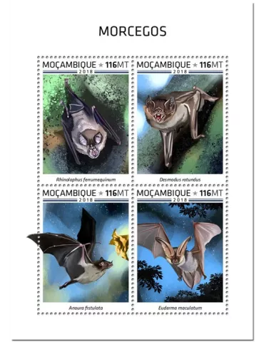 n° 8146/8149 - Timbre MOZAMBIQUE Poste