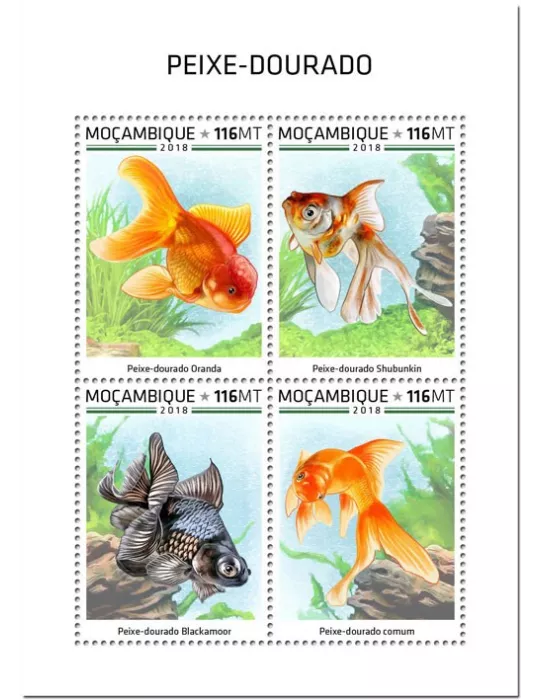n° 8150/8153 - Timbre MOZAMBIQUE Poste