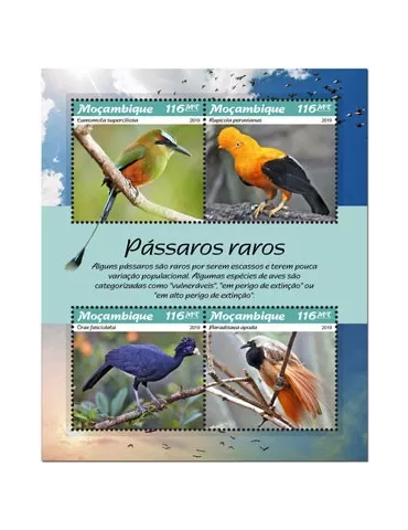 n° 8191/8194 - Timbre MOZAMBIQUE Poste