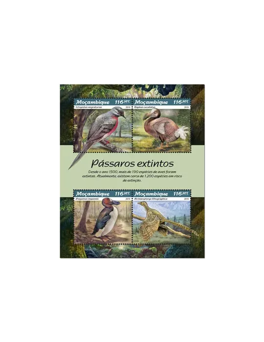 n° 8215/8218 - Timbre MOZAMBIQUE Poste