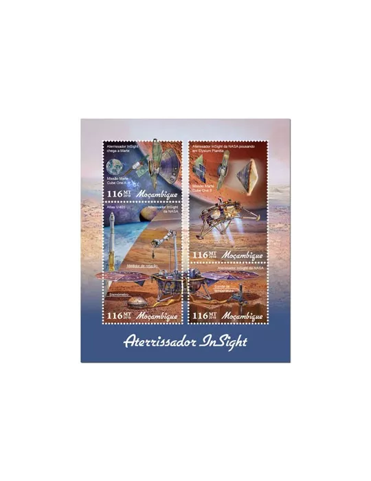 n° 8247/8250 - Timbre MOZAMBIQUE Poste