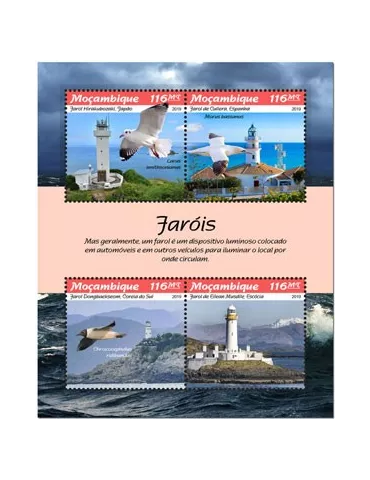 n° 8255/8258 - Timbre MOZAMBIQUE Poste