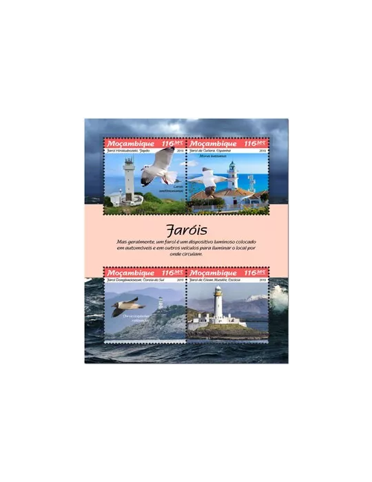 n° 8255/8258 - Timbre MOZAMBIQUE Poste