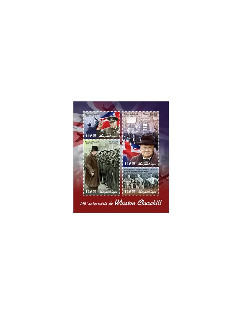 n° 8263/8266 - Timbre MOZAMBIQUE Poste