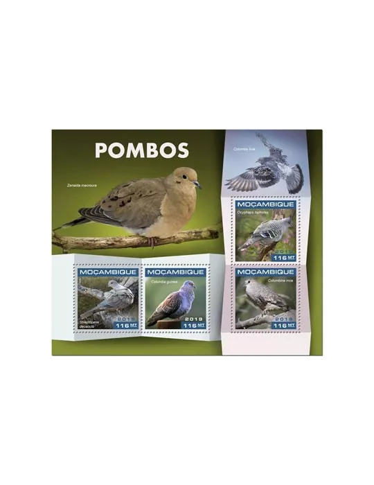 n° 8291/8294 - Timbre MOZAMBIQUE Poste