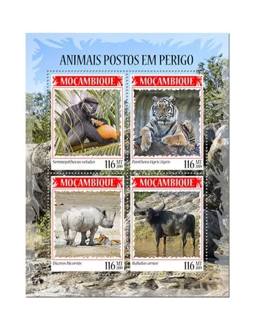 n° 8514/8517 - Timbre MOZAMBIQUE Poste