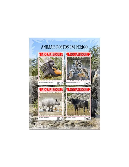 n° 8514/8517 - Timbre MOZAMBIQUE Poste